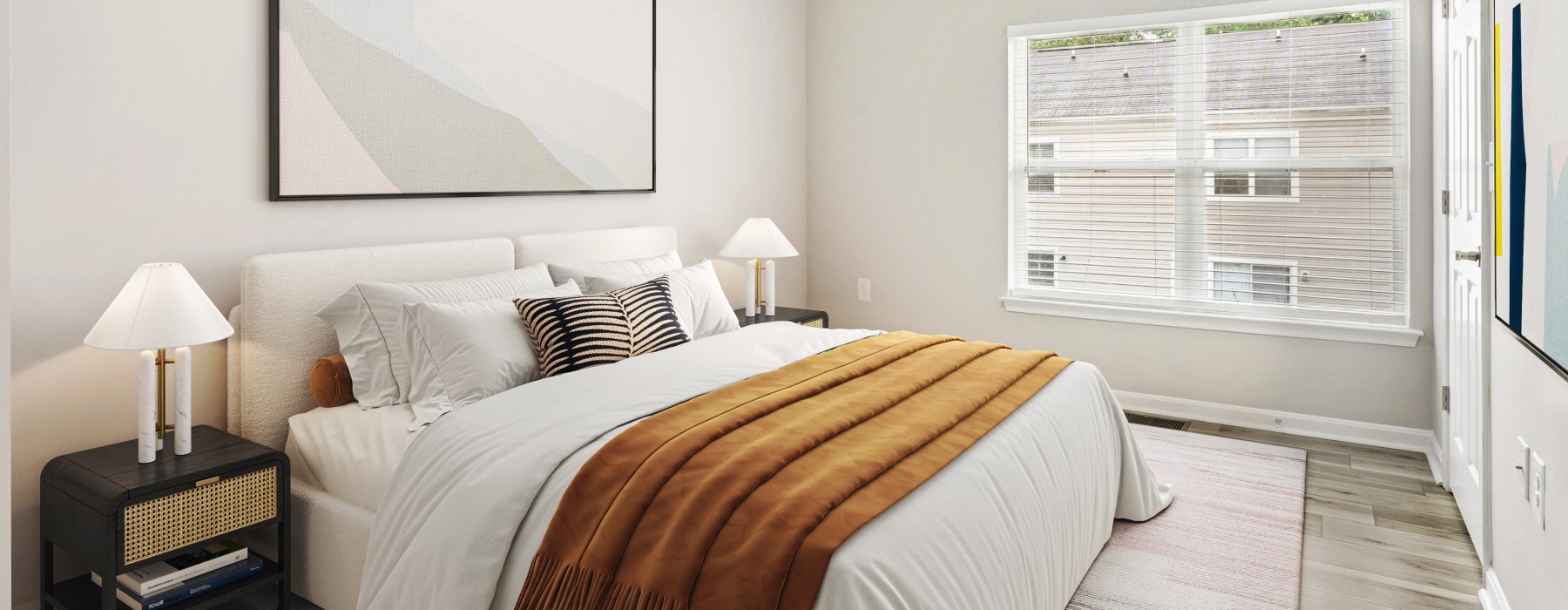 Bedroom with natural lighting