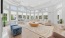 Beautiful clubroom with lounge seating and natural lighting